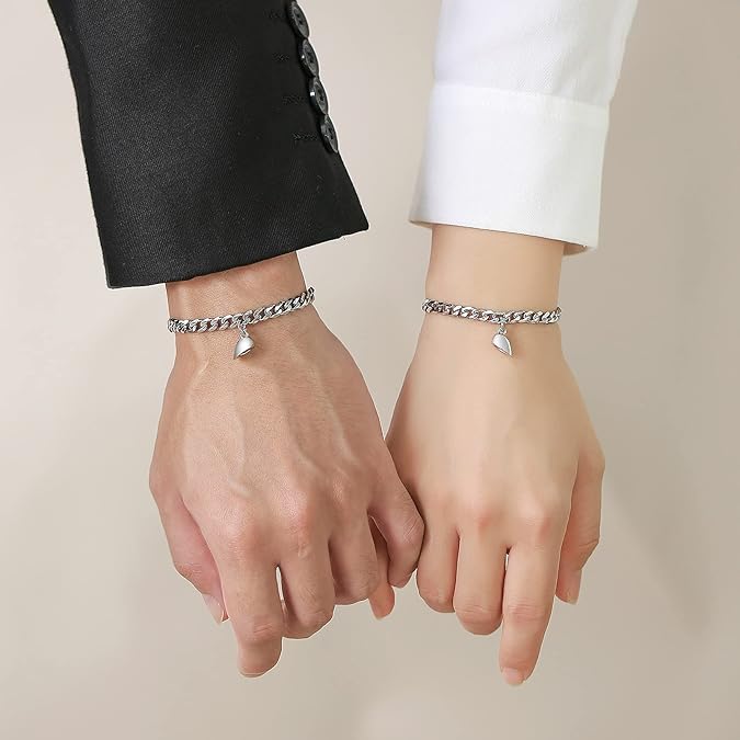 Magnetic Couples Bracelet Set