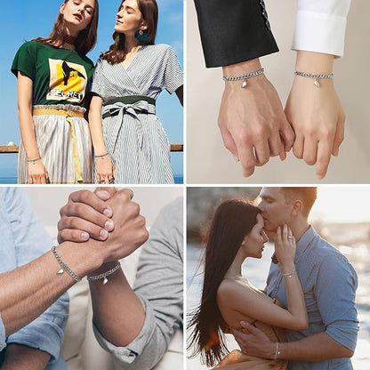 Magnetic Couples Bracelet Set