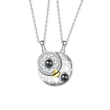 Sun and Moon necklace