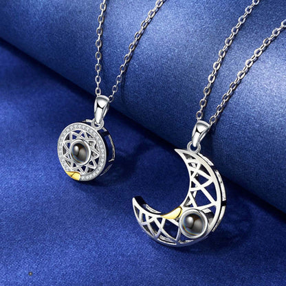 Sun and Moon necklace